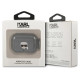 Karl Lagerfeld KLAPUKHGK AirPods Pro cover czarny/black Glitter Karl`s Head