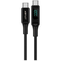Acefast C6-03 Black USB-C - USB-C PD QC cable 100W 5A 480Mb/s 2m - black