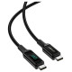 Acefast C6-03 Black USB-C - USB-C PD QC cable 100W 5A 480Mb/s 2m - black