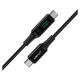Acefast C6-03 Black USB-C - USB-C PD QC cable 100W 5A 480Mb/s 2m - black
