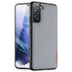 Dux Ducis Fino case is made of nylon material for Samsung Galaxy S22 + (S22 Plus) blue