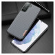 Dux Ducis Fino case is made of nylon material for Samsung Galaxy S22 + (S22 Plus) blue