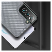 Dux Ducis Fino case is made of nylon material for Samsung Galaxy S22 + (S22 Plus) blue