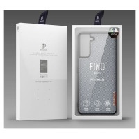 Dux Ducis Fino case is made of nylon material for Samsung Galaxy S22 + (S22 Plus) blue