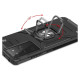 Wozinsky Ring Armor tough hybrid case cover + magnetic holder for Samsung Galaxy S22 Ultra silver