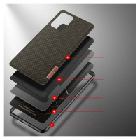 Dux Ducis Fino case is made of nylon material for Samsung Galaxy A73 green
