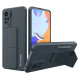 Wozinsky Kickstand Case Silicone Stand Cover for Xiaomi Redmi Note 11 Pro navy blue