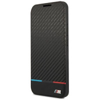 BMW Etui BMW BMBKS22MPUCARTCBK S22+ S906 czarny/black bookcase M Collection Triangles