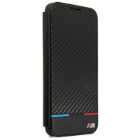 BMW Etui BMW BMBKS22MPUCARTCBK S22+ S906 czarny/black bookcase M Collection Triangles