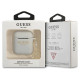 Guess GUA2LSC4EG AirPods cover grey/grey Silicone Charm 4G Collection