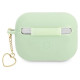 Guess GUAPLSCHSN AirPods Pro cover green/green Silicone Charm Heart Collection