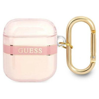 Guess GUA2HHTSP AirPods cover pink/pink Strap Collection