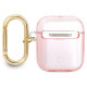 Guess GUA2HHTSP AirPods cover pink/pink Strap Collection