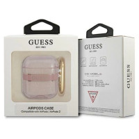 Guess GUA2HHTSP AirPods cover pink/pink Strap Collection