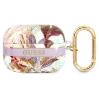 Guess GUAPHHFLU AirPods Pro cover purple/purple Flower Strap Collection
