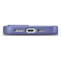 Icarer Case Leather Case Cover for iPhone 14 Light Purple (WMI14220705-LP) (MagSafe Compatible)