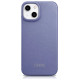 Icarer CE Premium Leather Folio Case iPhone 14 Plus Magnetic Flip Leather Folio Case MagSafe Light Purple (WMI14220715-LP)
