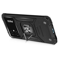 Wozinsky Ring Armor case for Samsung Galaxy A03 armored cover magnetic holder ring black