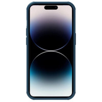 Nillkin Super Frosted Shield Pro case for iPhone 14 Pro Max back cover blue
