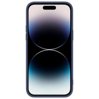 Nillkin CamShield Silky Silicone Case iPhone 14 Pro Max Silicone Cover with Camera Protector Blue
