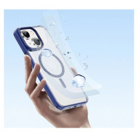 Dux Ducis Clin2 case for iPhone 14 Plus magnetic MagSafe cover blue