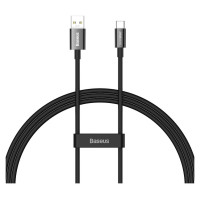 Baseus Superior Series SUPERVOOC USB-A to USB-C cable 65W 1m black