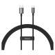 Baseus Superior Series SUPERVOOC USB-A to USB-C cable 65W 1m black