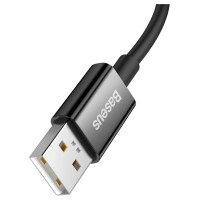 Baseus Superior Series SUPERVOOC USB-A to USB-C cable 65W 1m black