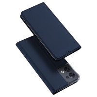 Dux Ducis Skin Pro case for Oppo Reno 8 flip cover card wallet stand blue