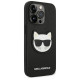 Karl Lagerfeld KLHCP14LSAPCHK iPhone 14 Pro 6,1" hardcase czarny/black Saffiano Choupette Head Patch