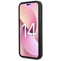 Karl Lagerfeld KLHCP14LSAPCHK iPhone 14 Pro 6,1" hardcase czarny/black Saffiano Choupette Head Patch