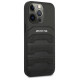 Mercedes AMG AMHCP14XGSEBK iPhone 14 Pro Max 6,7 "black / black hardcase Leather Debossed Lines