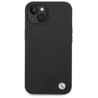 BMW Case BMW BMHCP14MSILBK iPhone 14 Plus 6.7" black/black Silicone Metal Logo
