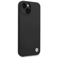 BMW Case BMW BMHCP14MSILBK iPhone 14 Plus 6.7" black/black Silicone Metal Logo