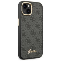 Guess GUHCP14MHG4SHK iPhone 14 Plus 6.7 "black / black hard case 4G Vintage Gold Logo