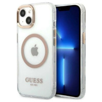 Guess GUHMP13MHTRMD iPhone 13 6.1 "gold / gold hard case Metal Outline Magsafe