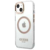 Guess GUHMP13MHTRMD iPhone 13 6.1 "gold / gold hard case Metal Outline Magsafe
