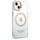 Guess GUHMP14SHTRMD iPhone 14 6.1 "gold / gold hard case Metal Outline Magsafe