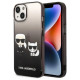Karl Lagerfeld KLHCP14MTGKCK iPhone 14 Plus 6,7 "hardcase black / black Gradient Ikonik Karl & Choupette