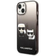 Karl Lagerfeld KLHCP14MTGKCK iPhone 14 Plus 6,7 "hardcase black / black Gradient Ikonik Karl & Choupette