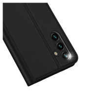 Dux Ducis Skin Pro Case for Samsung Galaxy A14 4G / 5G Cover with Flip Card Wallet Stand Black