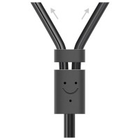 Ugreen AV102 10511 cable 3.5 mm mini jack (male) / 2RCA (male) 1.5m - gray