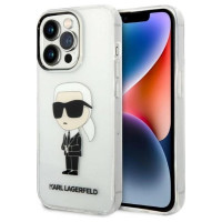 Karl Lagerfeld Ikonik Karl case for iPhone 14 Pro - transparent