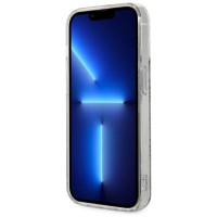 Guess Set Guess GUBPP14LH4EACSB Case+ Charger iPhone 14 Pro 6.1" blue/blue hard case 4G Print MagSafe