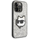Karl Lagerfeld KLHCP14LG2CPS iPhone 14 Pro 6.1" silver/silver hardcase Glitter Choupette Patch