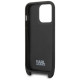 Karl Lagerfeld KLHCP14LSTMMK iPhone 14 Pro 6.1" hardcase black/black Monogram Plaque Logo Strap