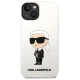 Karl Lagerfeld KLHCP14MSNIKBCH iPhone 14 Plus 6.7" hardcase white/white Silicone Ikonik