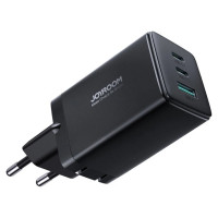 Joyroom fast GaN charger 65W USB-A, 2x USB-C black + USB-C - USB-C cable 100W 1.2m (TCG01)