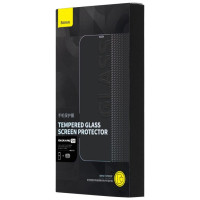 Baseus Full Screen Tempered Glass for iPhone 14 Pro with Speaker Cover 0.3mm + Mounting Frame