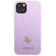 Guess GUHCP13SPS4MU iPhone 13 mini 5.4" purple/purple hardcase Saffiano 4G Small Metal Logo